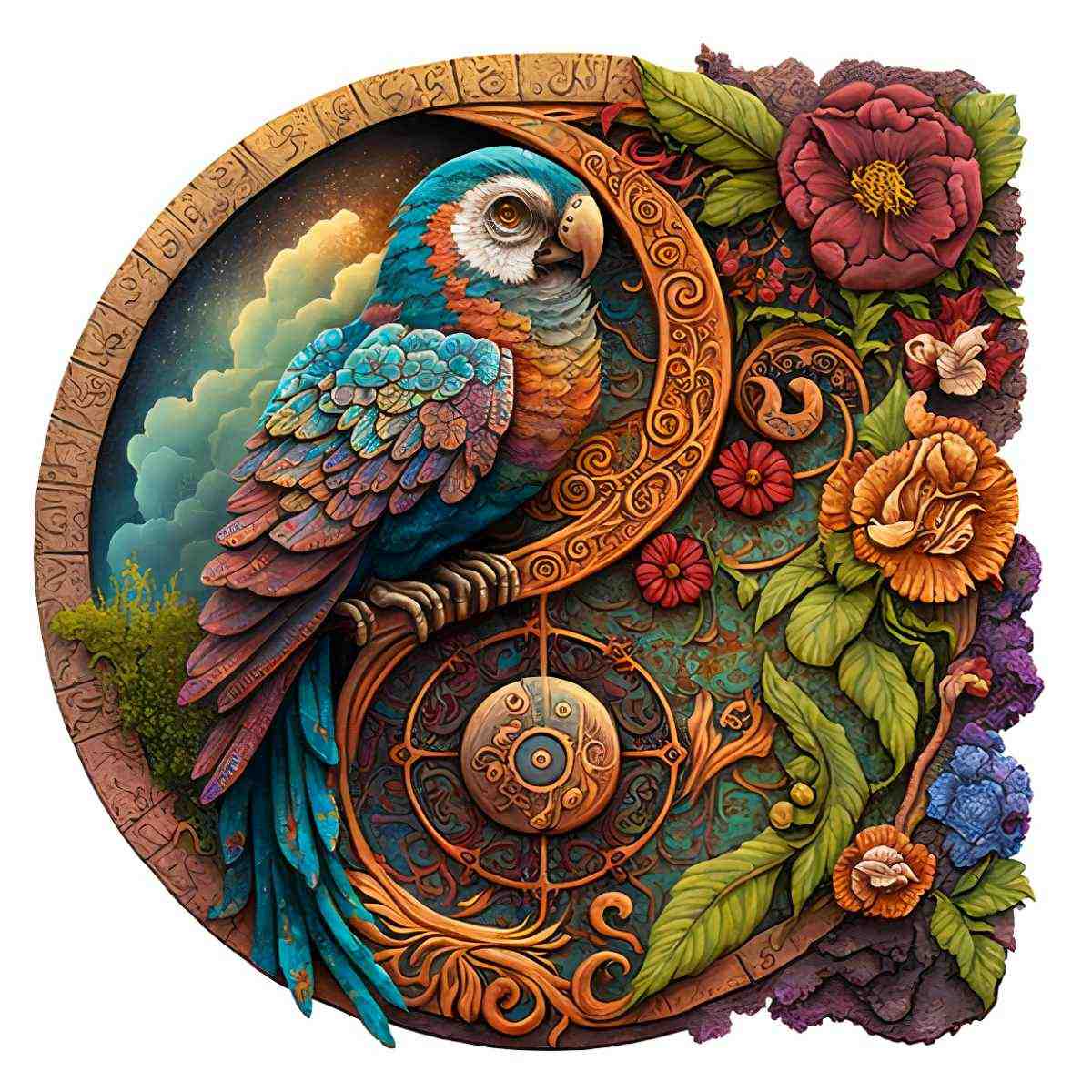 Parrot Equilibrium - Jigsaw Puzzle