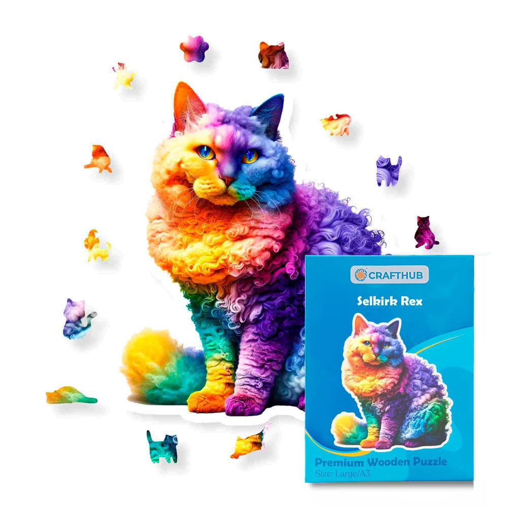 Selkirk Rex Cat - Jigsaw Puzzle