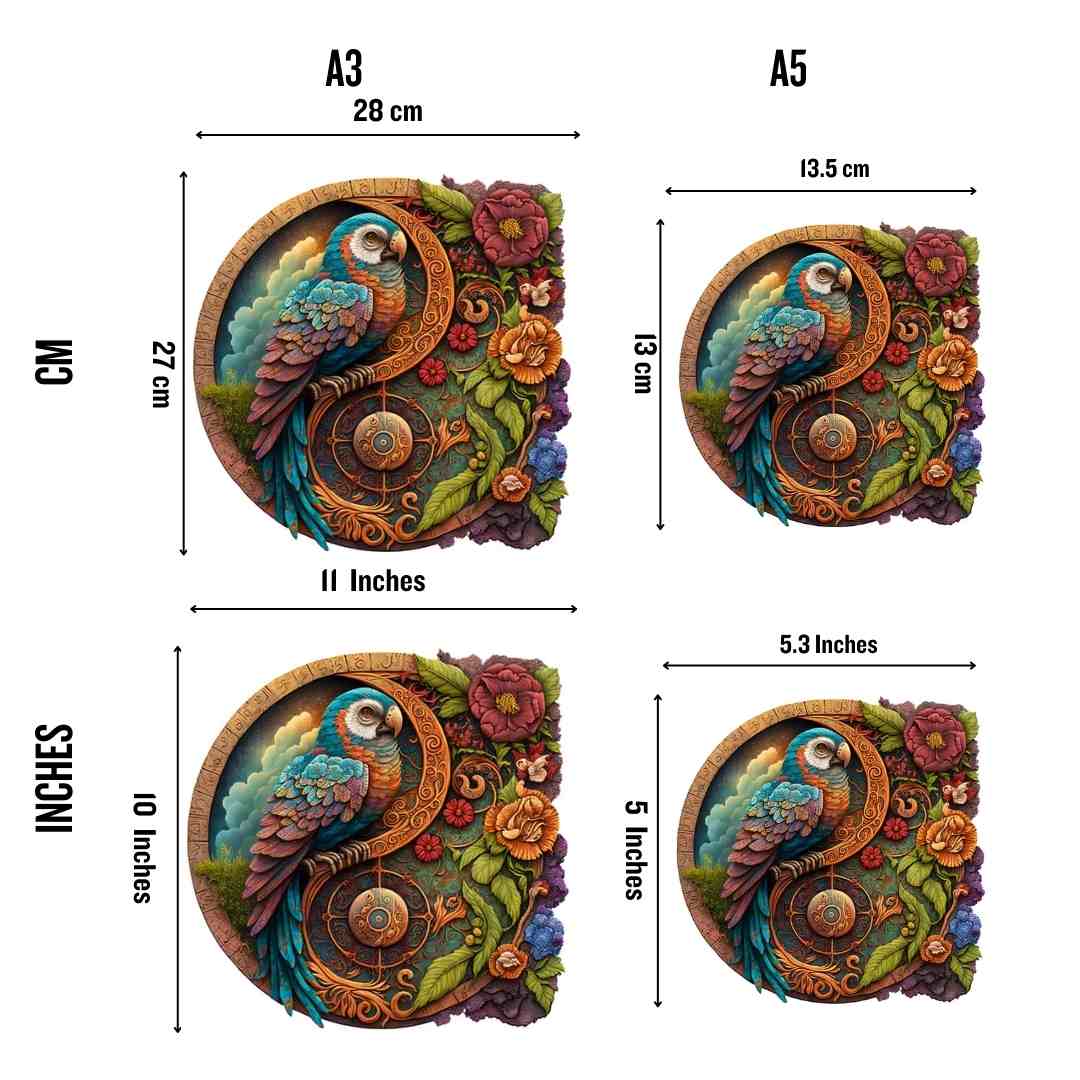 Parrot Equilibrium - Jigsaw Puzzle