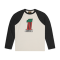 NUMBER 1 RAGLAN LS [BLACK]