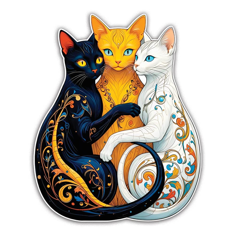Three Cats - Jigsaw Puzzle