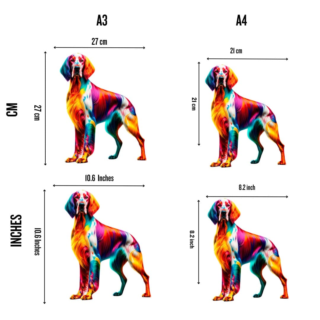 English Setter Dog - Jigsaw Puzzle