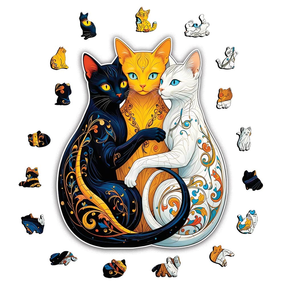 Three Cats - Jigsaw Puzzle