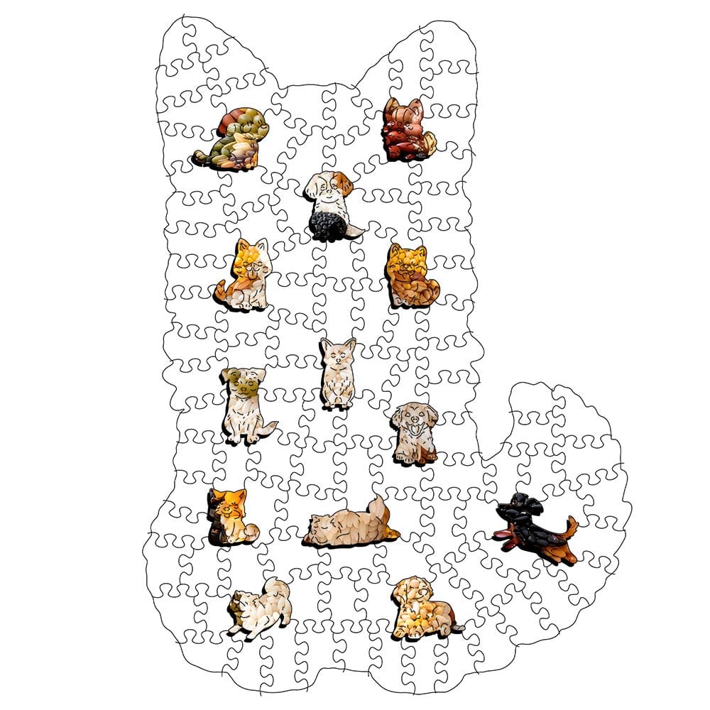 Grainy Corgi - Jigsaw Puzzle