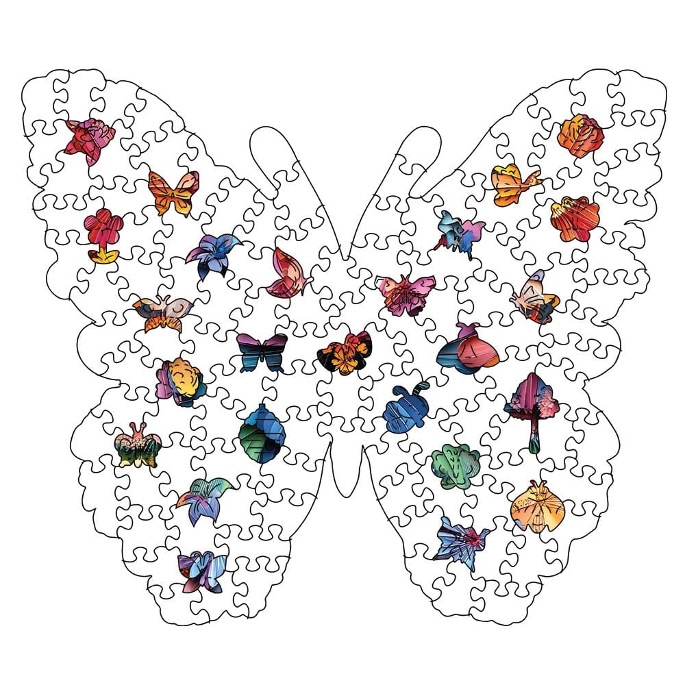 Floral Butterfly - Jigsaw Puzzle