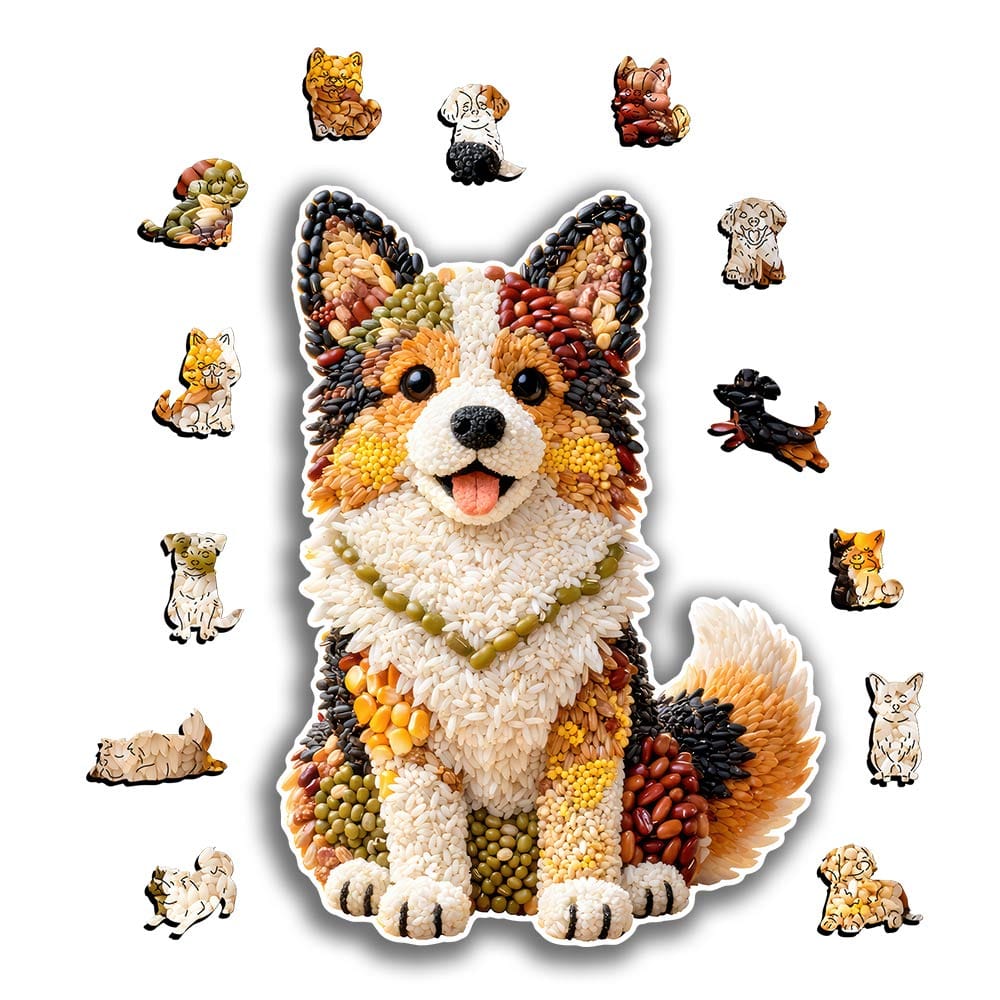 Grainy Corgi - Jigsaw Puzzle