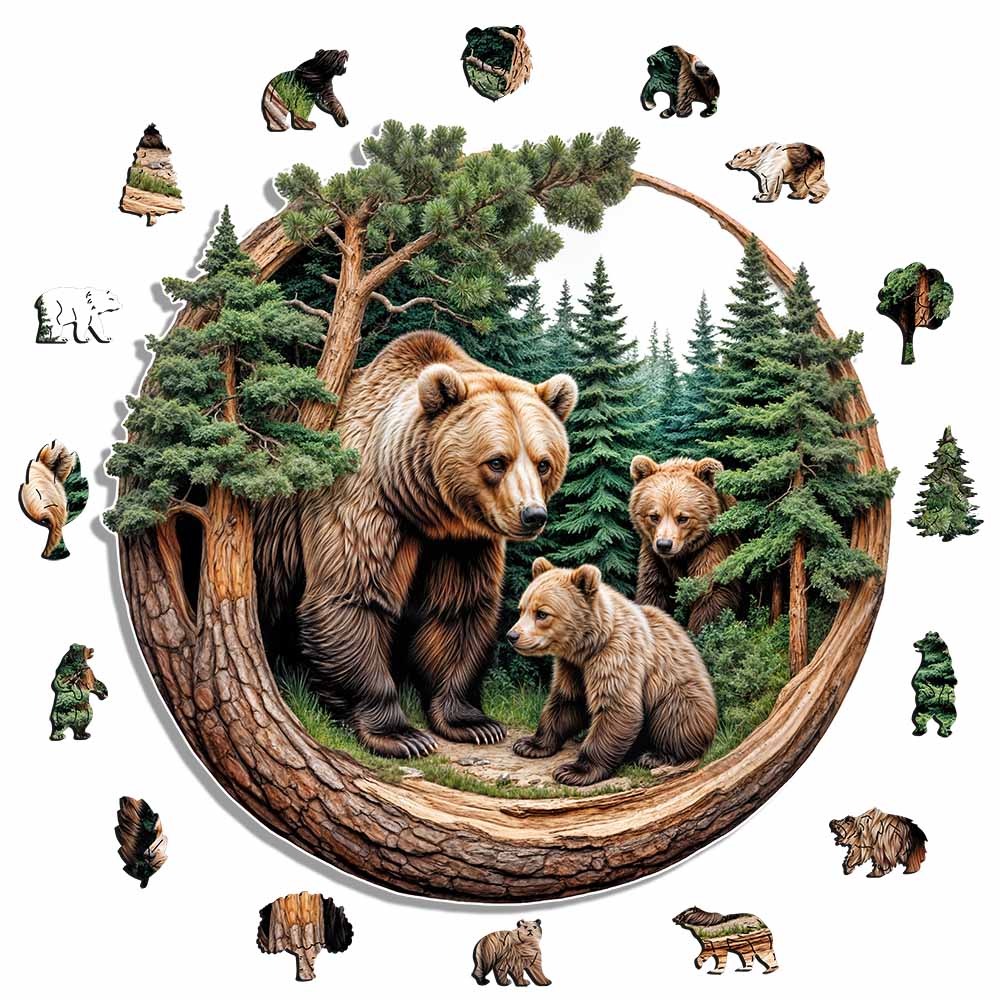 Woodland Bears - Jigsaw Puzzle