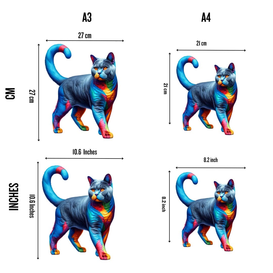 Chartreux Cat - Jigsaw Puzzle