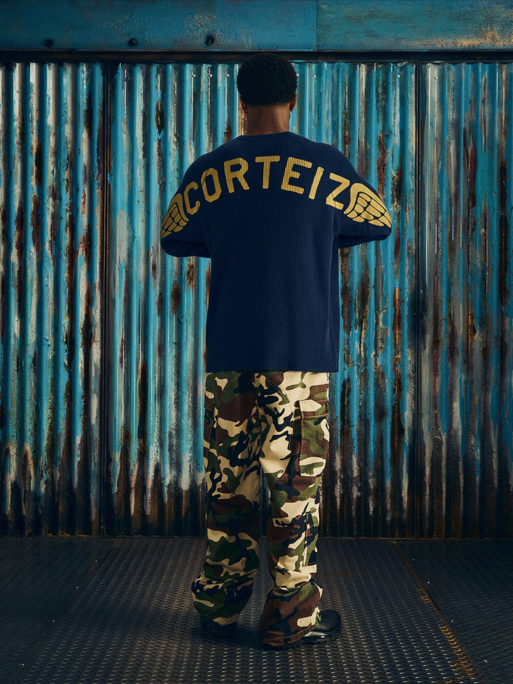 WINGS WAFFLE THERMAL [NAVY]