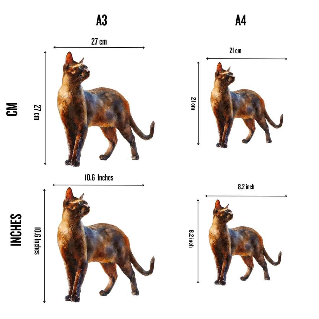 Havana Brown Cat - Jigsaw Puzzle