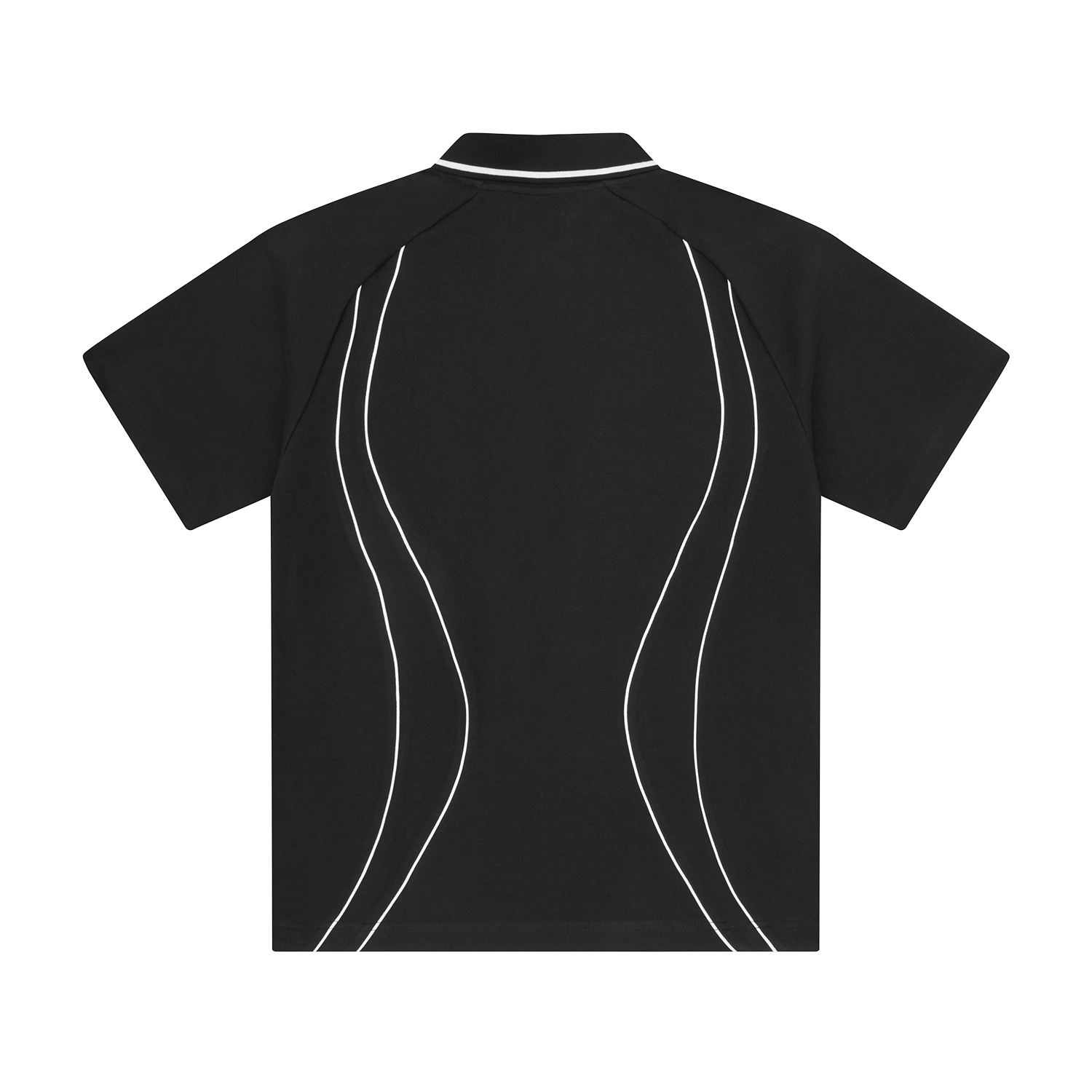 ISLAND PIQUE POLO SHIRT [BLACK]