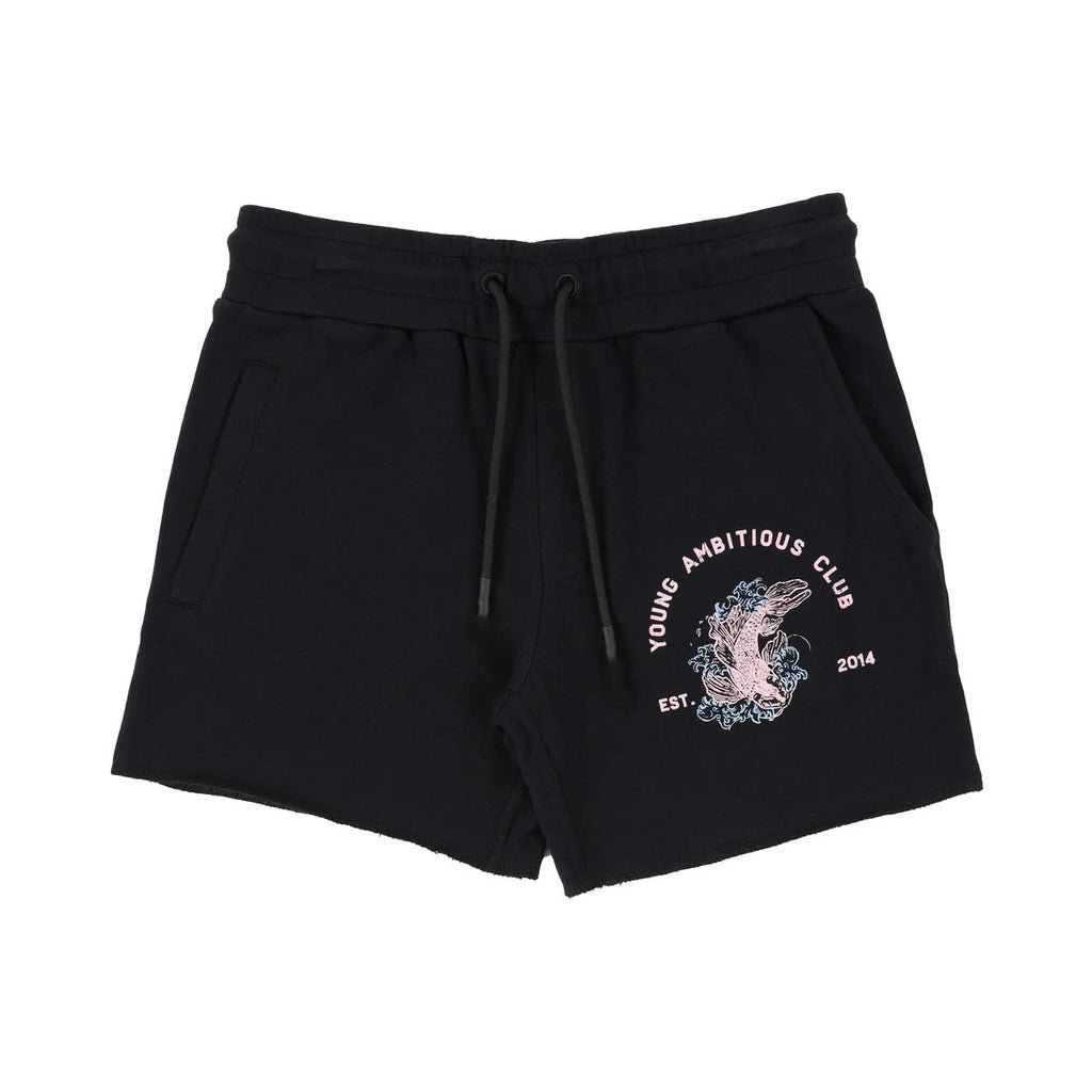 YOUNG LA New European and American Trendy Brand Casual Sports Shorts for Men's Running, Exercise, Gym Training Cotton Shorts