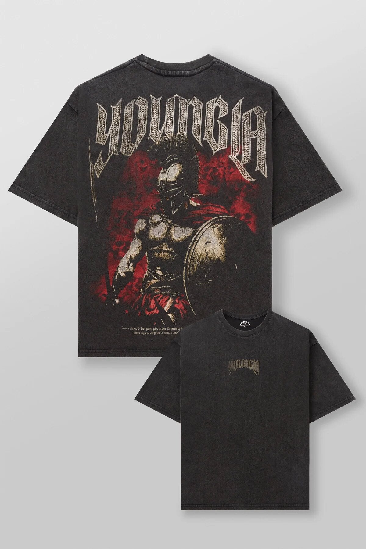 YOONGLA collaborates with Axel Martinez for men's short sleeved runners, sports and fitness short sleeved cotton casual T