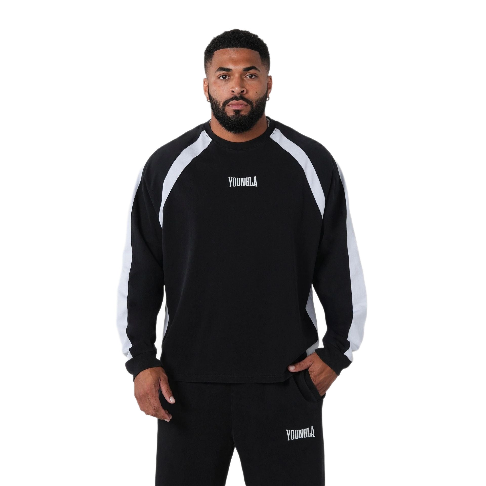 YOONGLA American autumn and winter new sports fitness camouflage splicing long sleeved men's running casual top T-shirt base