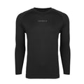 Autumn and winter YOUNG long sleeved men's muscle fitness, slim fit, breathable, casual, elastic training, solid color top