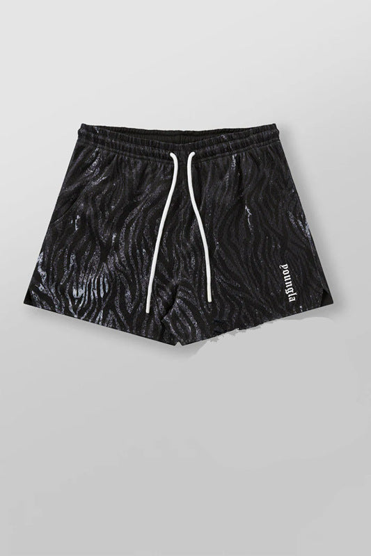 YOONGLA's new muscle fitness sports casual mesh breathable shorts for running, basketball, and iron American style pants