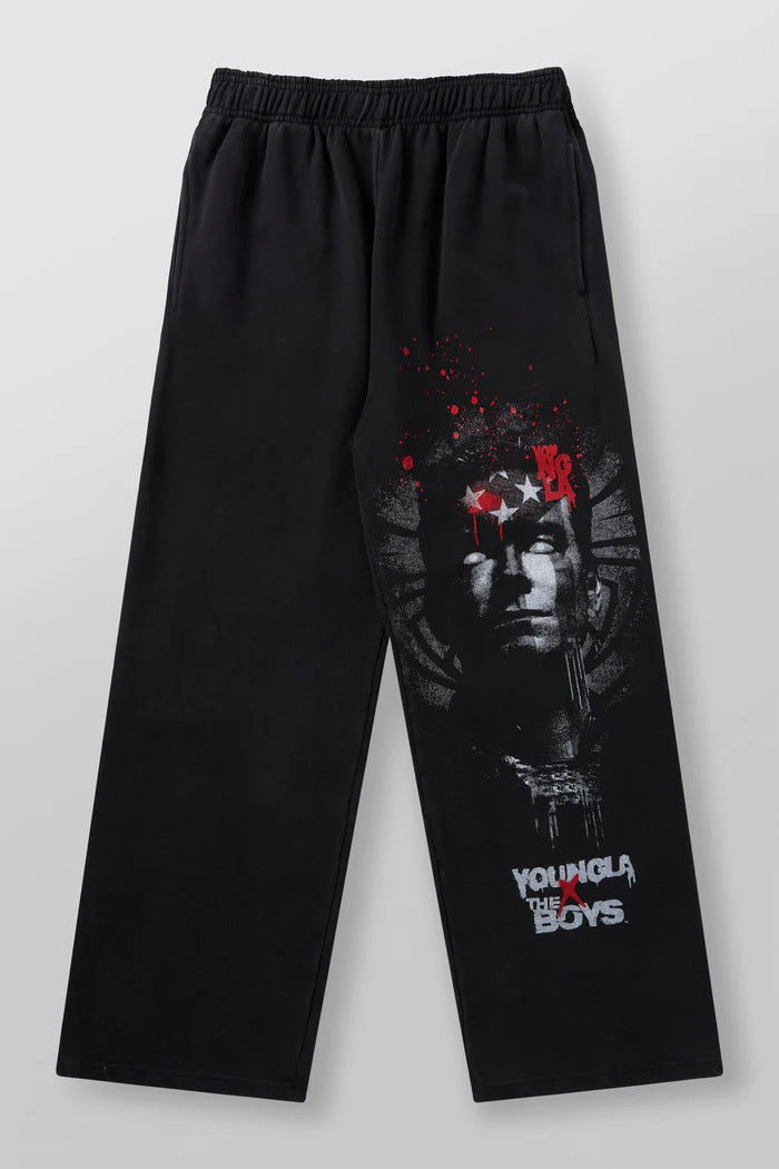 YONGLA collaborates with THE BOYS men's sports pants for runners to exercise, fitness, running, training, and casual pants