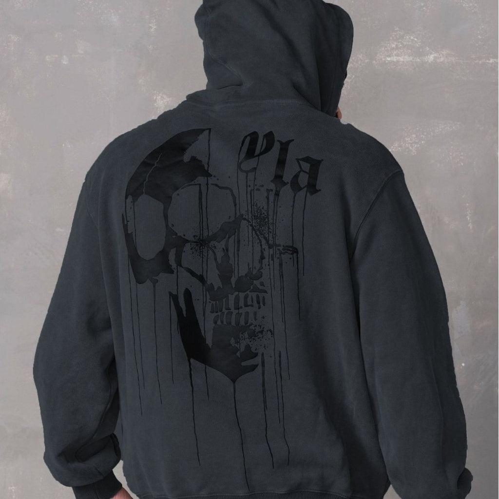 YOUNG LA American style new men's hoodie outdoor running training hoodie jogging sports fitness jacket