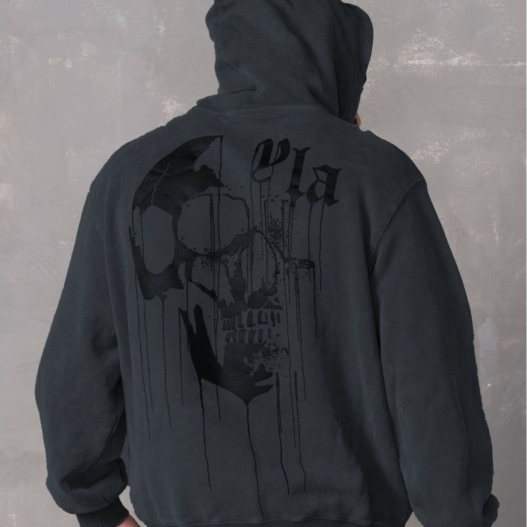 YOUNG LA American style new men's hoodie outdoor running training hoodie jogging sports fitness jacket