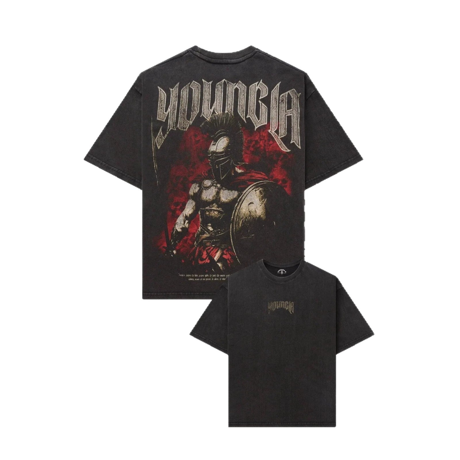 YOONGLA collaborates with Axel Martinez for men's short sleeved runners, sports and fitness short sleeved cotton casual T