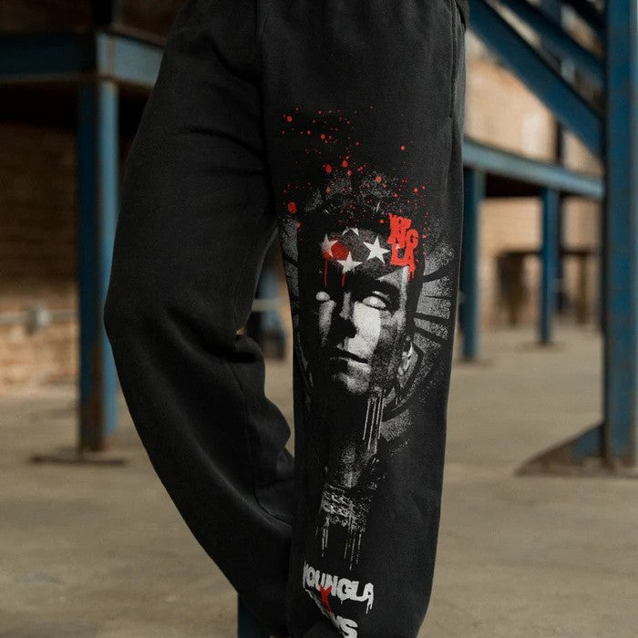 YONGLA collaborates with THE BOYS men's sports pants for runners to exercise, fitness, running, training, and casual pants