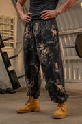YOUNG LA American Leaf Camouflage Printed Casual Pants for Men, Loose fit Sports Fitness Outdoor Camouflage Leg Tights