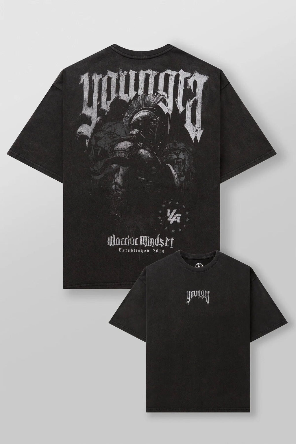 YOONGLA collaborates with Axel Martinez for men's short sleeved runners, sports and fitness short sleeved cotton casual T