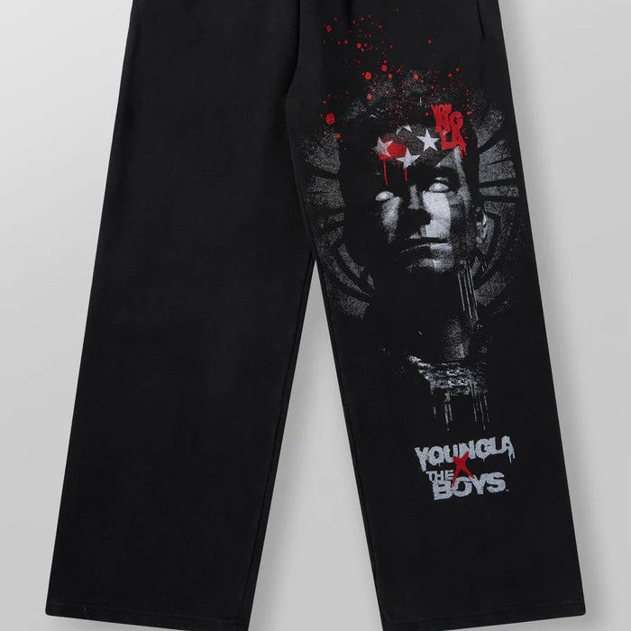 YONGLA collaborates with THE BOYS men's sports pants for runners to exercise, fitness, running, training, and casual pants