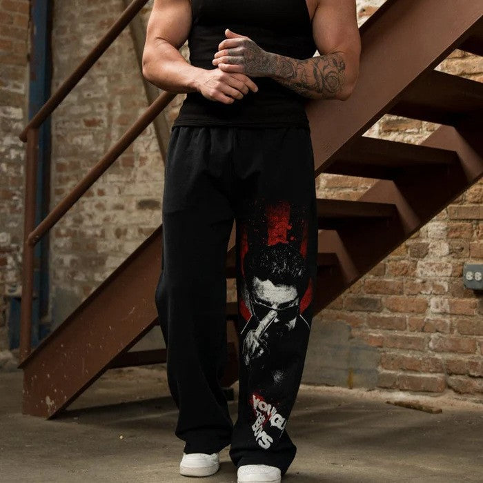 YONGLA collaborates with THE BOYS men's sports pants for runners to exercise, fitness, running, training, and casual pants