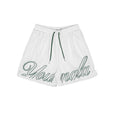 Shorts men's sports mesh quick drying trendy brand boxing, leg training, hole fabric muscle fitness, basketball trendy brand pants