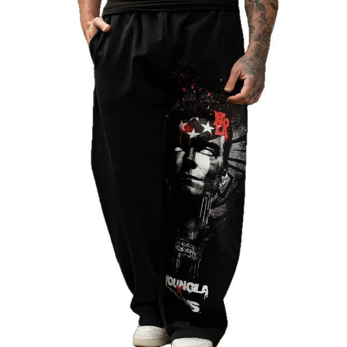 YONGLA collaborates with THE BOYS men's sports pants for runners to exercise, fitness, running, training, and casual pants