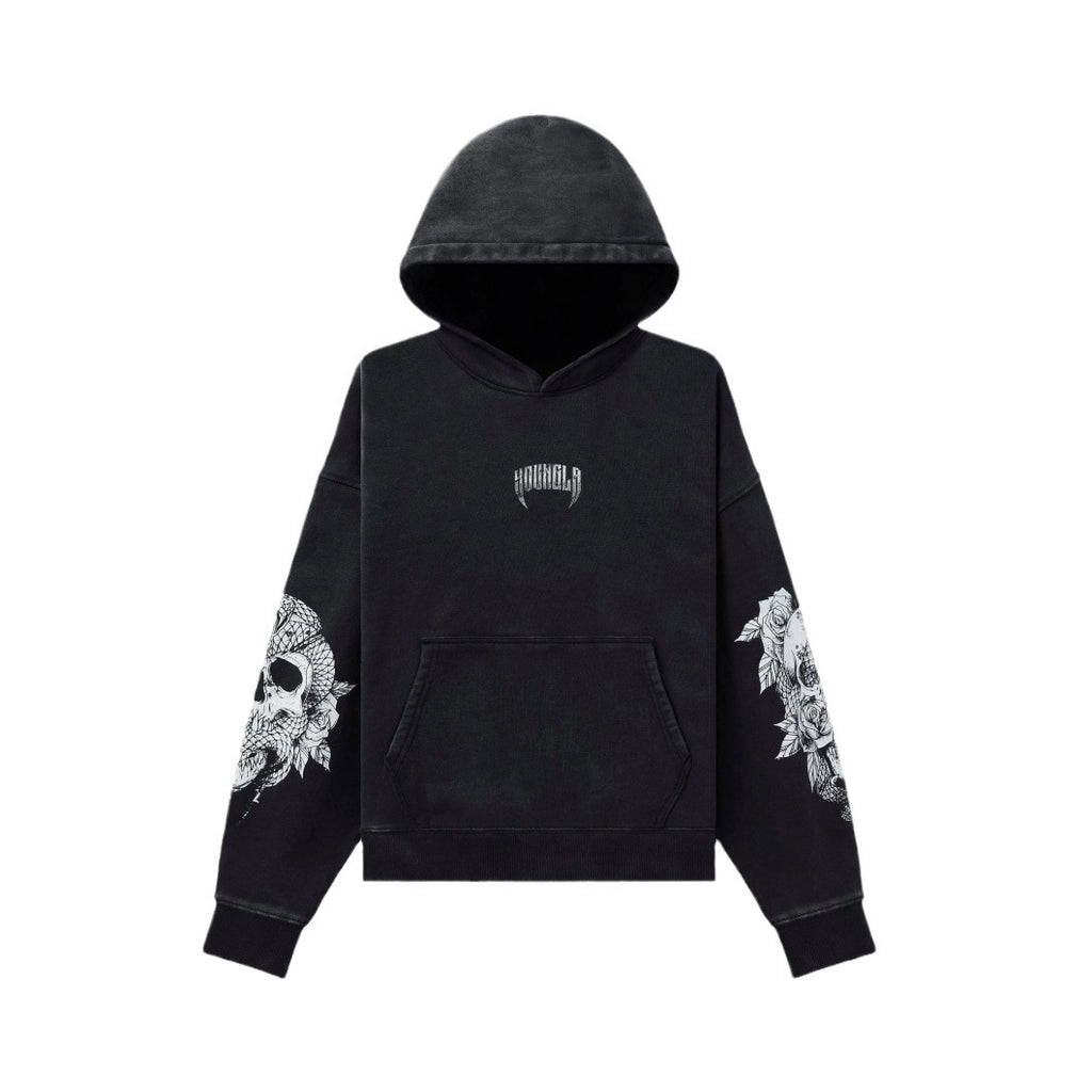 YOUNG LA American Retro Trendy Brand Men's Hoodie Autumn/Winter New Sports Fitness Running Training Hoodie