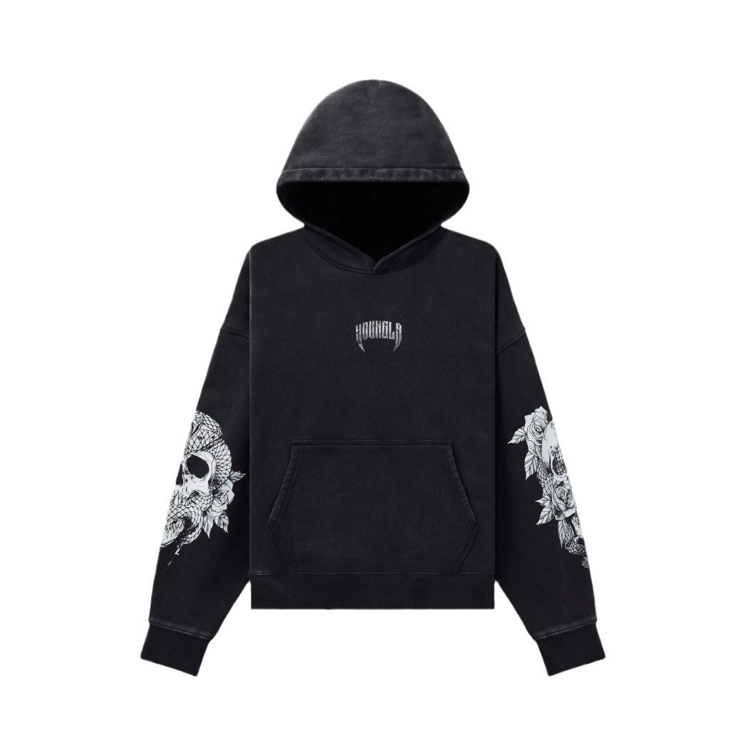 YOUNG LA American Retro Trendy Brand Men's Hoodie Autumn/Winter New Sports Fitness Running Training Hoodie