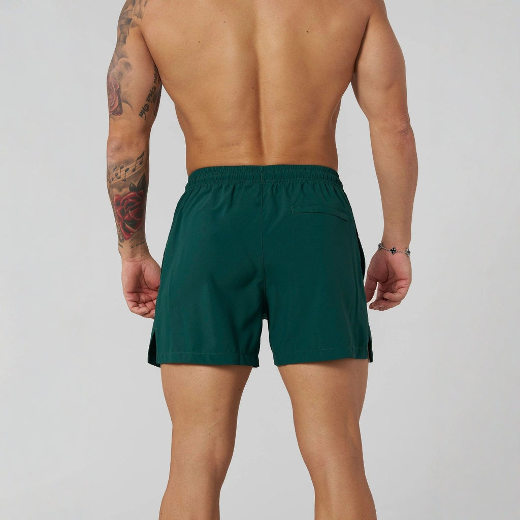 YONGLA American style new men's shorts, muscle fitness exercise quarter pants, outdoor running basketball training pants