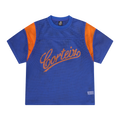 OPEN MESH PANEL JERSEY [BLUE/ORANGE]