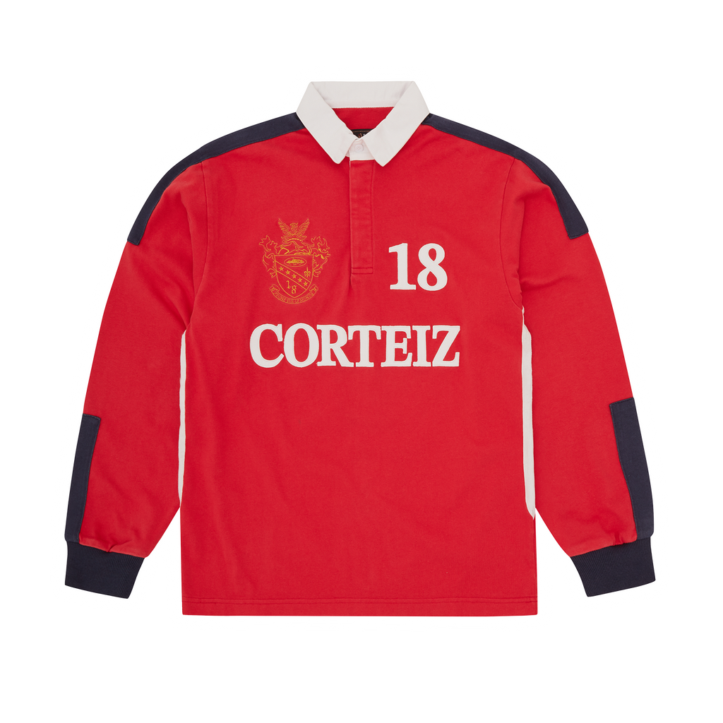 PANELLED RUGBY [RED]