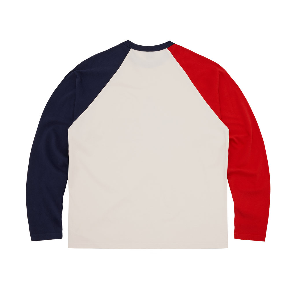 RTW STAR RAGLAN LS [NAVY/RED]