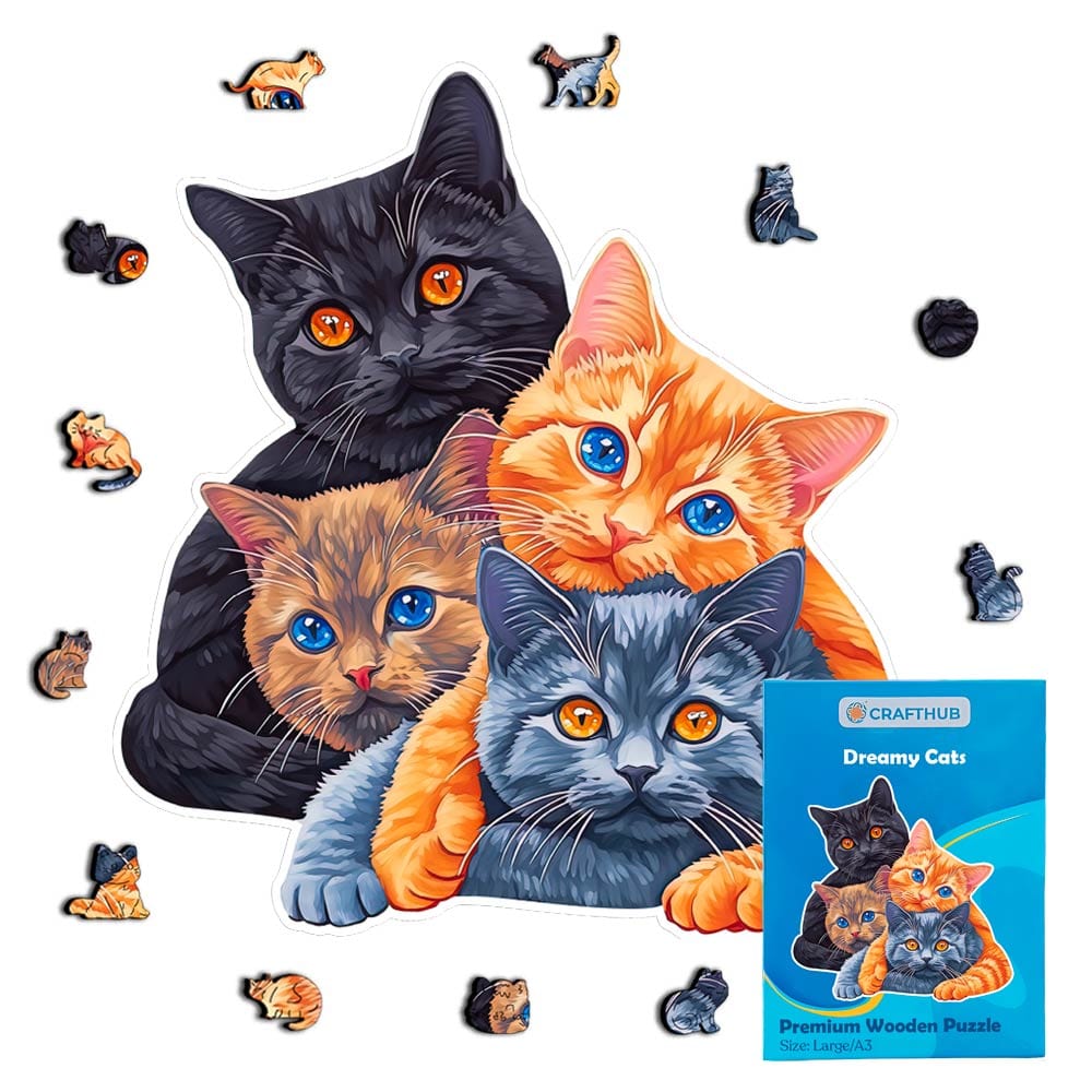 Dreamy Cats - Jigsaw Puzzle