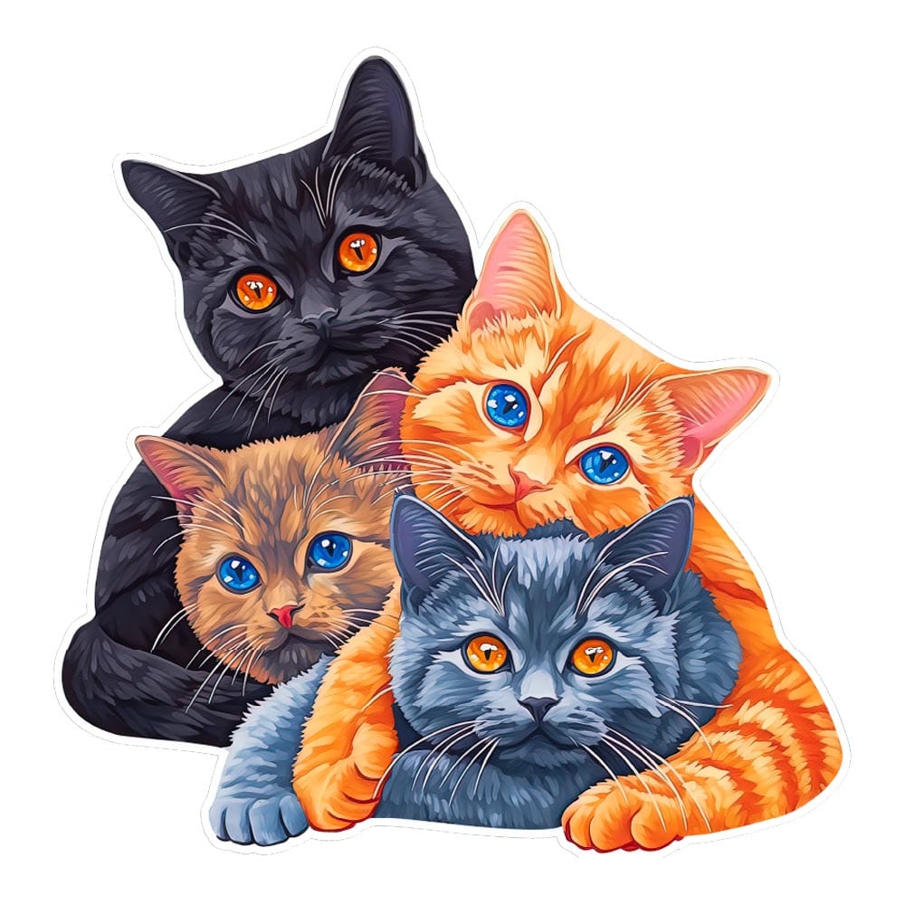 Dreamy Cats - Jigsaw Puzzle