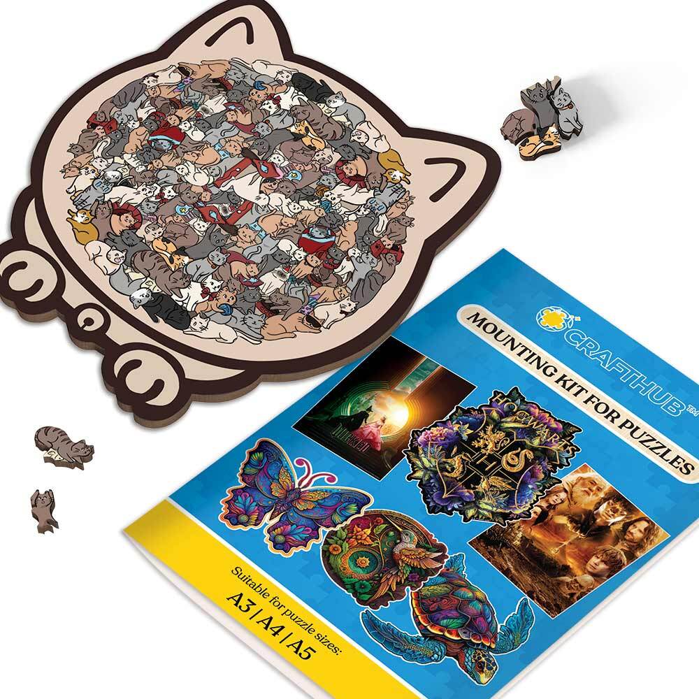 Cat Shaped - Jigsaw Puzzle