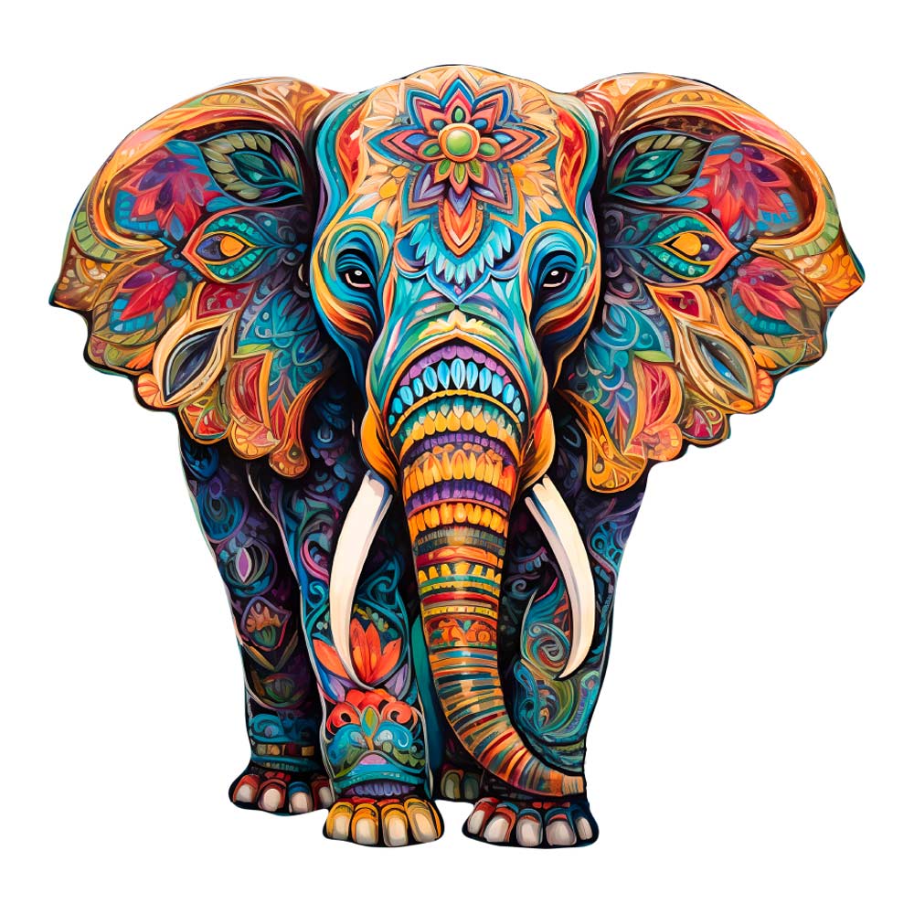 Vivid Elephant - Jigsaw Puzzle