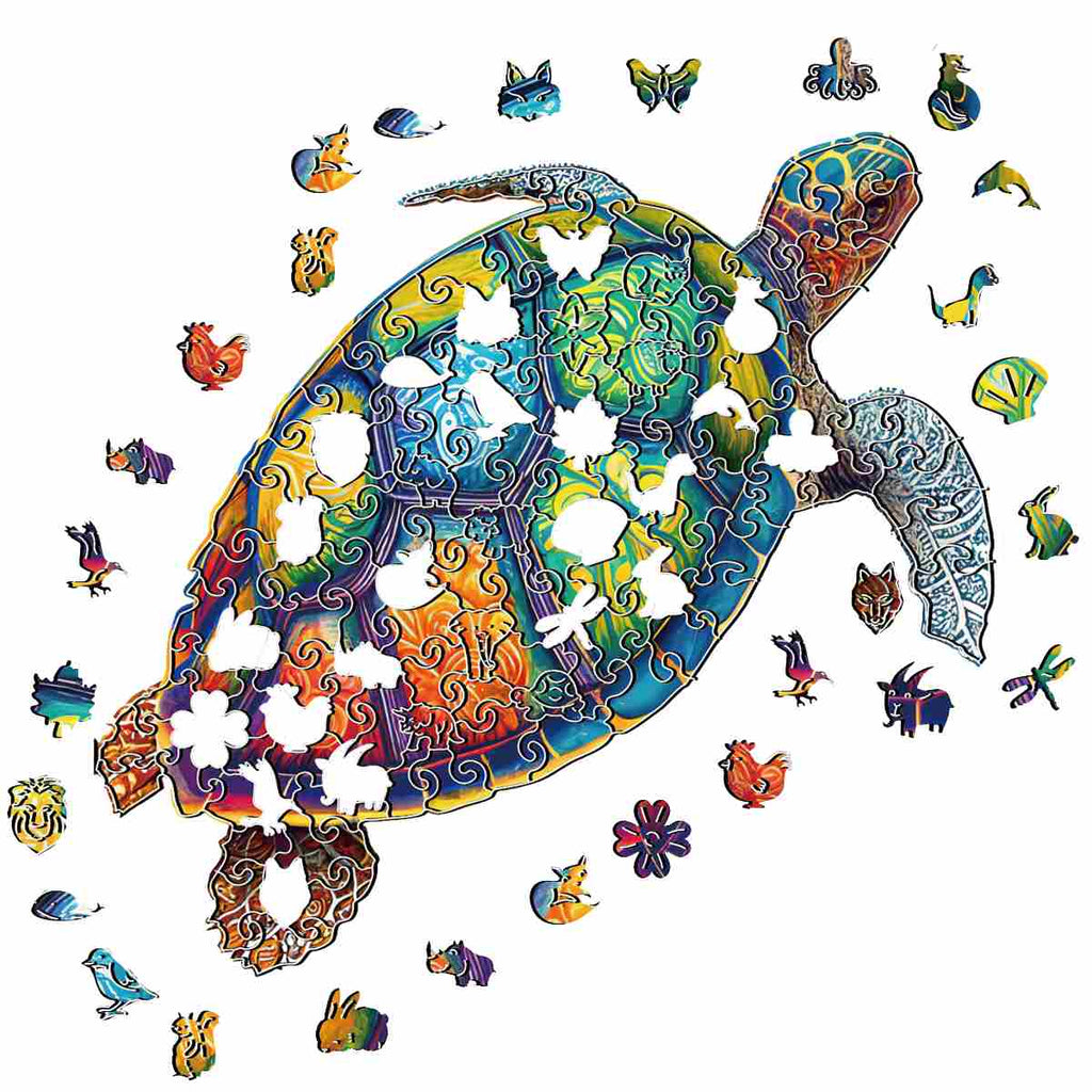 Colorful Turtle - Jigsaw Puzzle