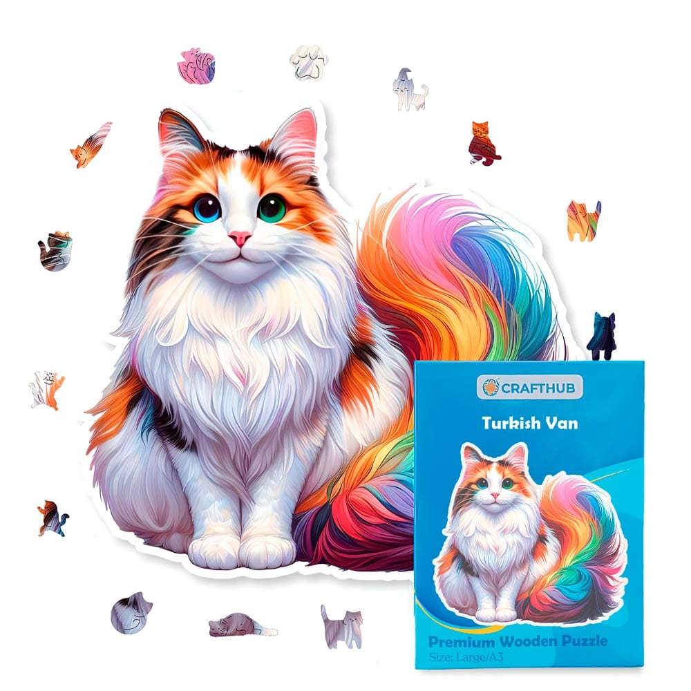 Turkish Van Cat - Jigsaw Puzzle