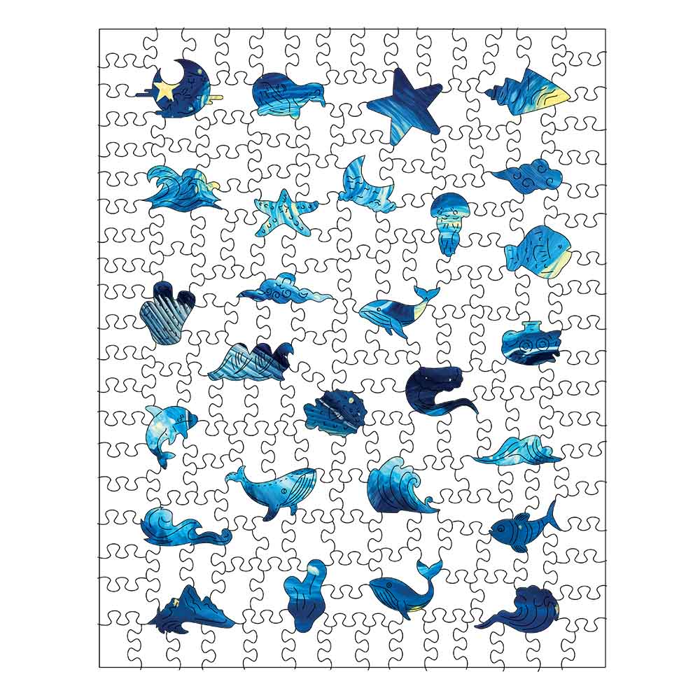 Starry Whale - Jigsaw Puzzle