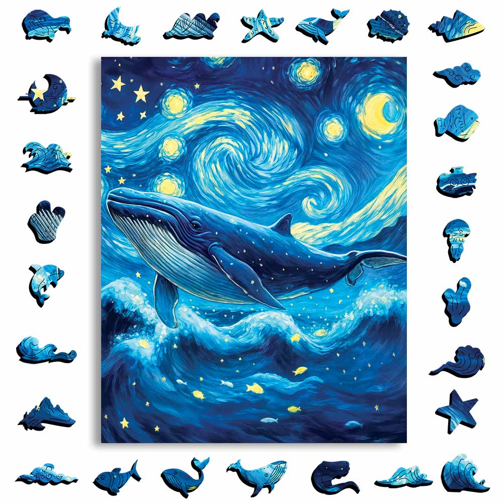 Starry Whale - Jigsaw Puzzle